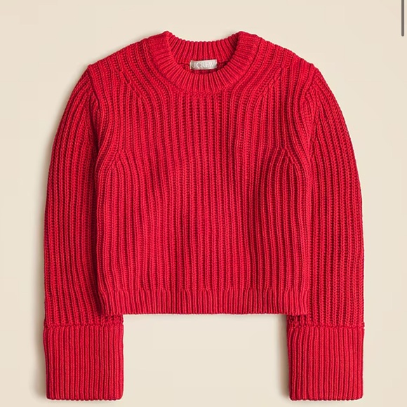 J.Crew Heritage Cotton Fisherman Crewneck Sweater – Women’s XS - Picture 3 of 15